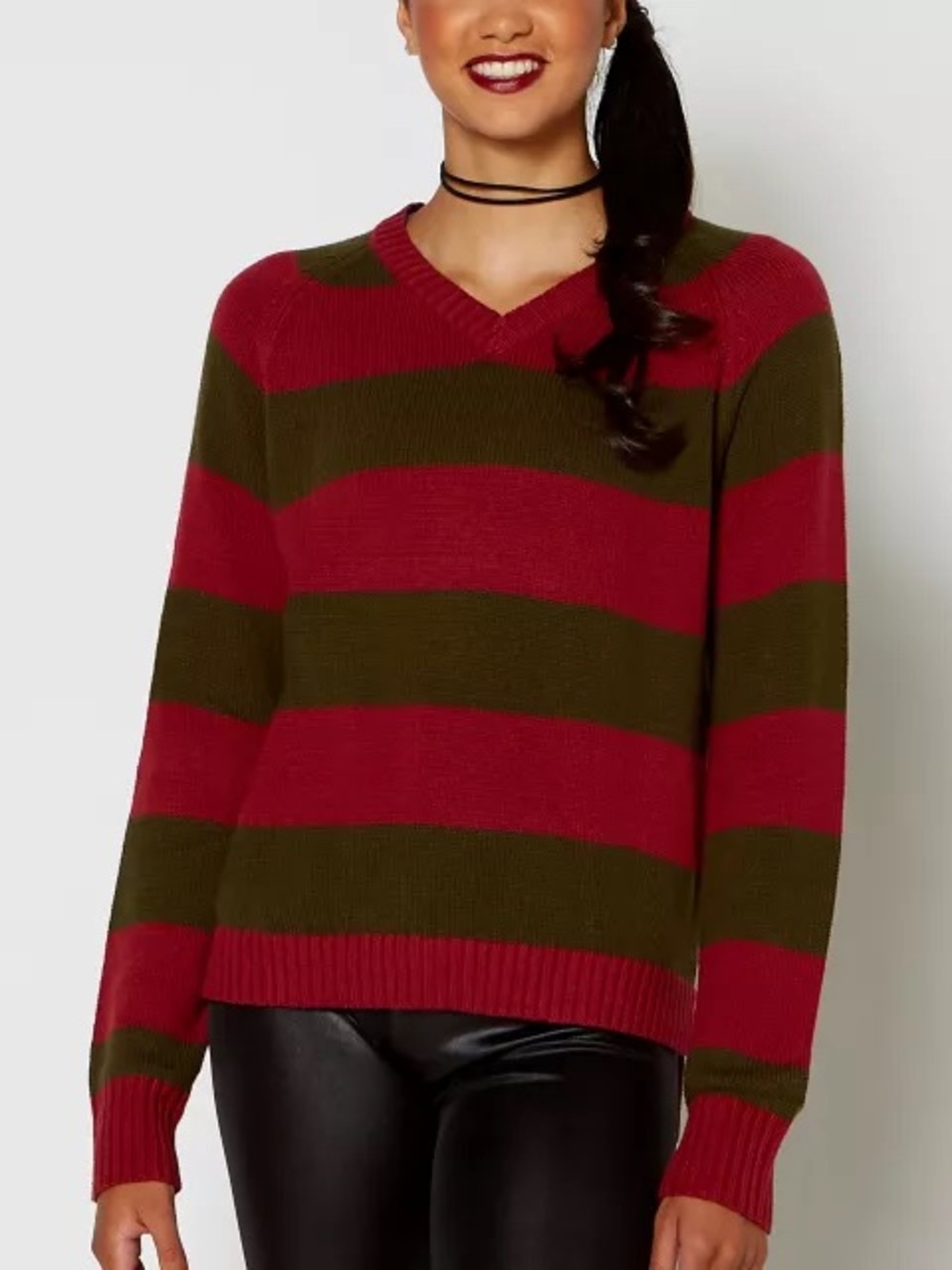 Freddy Krueger Women’s Sweater A Nightmare on Elm Street Size S EUC